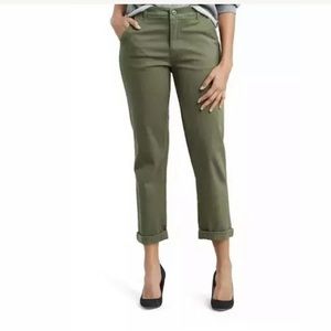 Levi's Boyfriend Mid Rise Stretch Pants 33 NWT